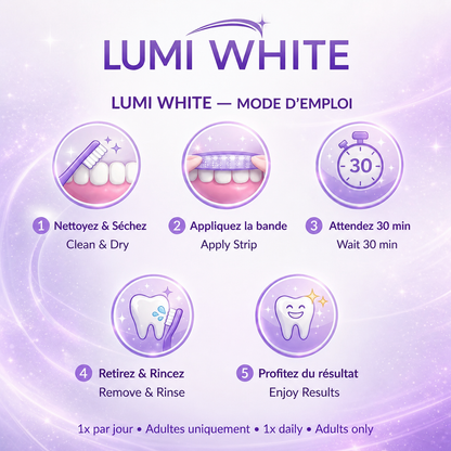 BANDES BLANCHISSANTES LUMI WHITE